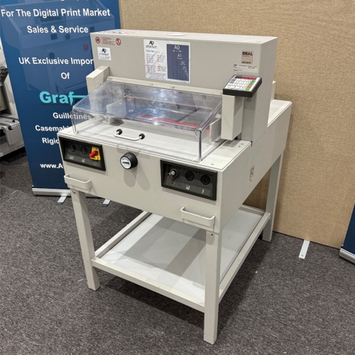 Used Ideal 4850-95EP Guillotine Front Angle