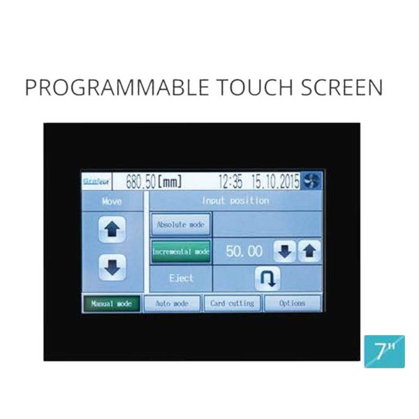 Grafcut G73 Guillotine Touch Screen Operator Mode