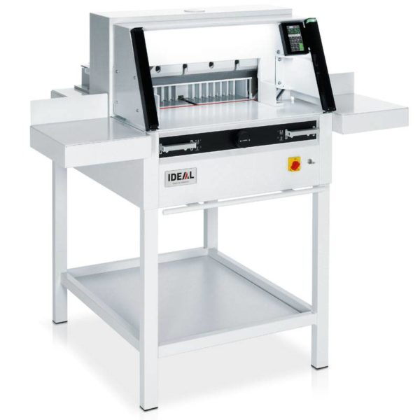 Optional Side Tables on the Ideal 4860 Guillotine