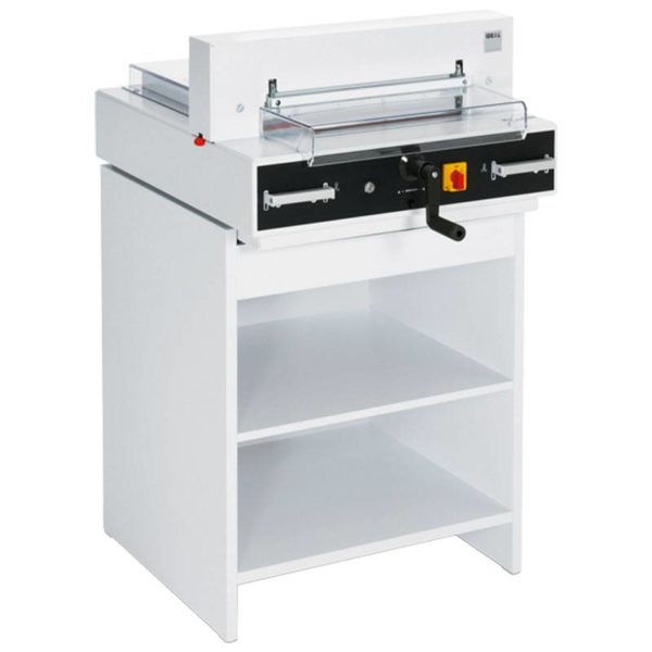 Ideal 4350 Guillotine Shown with Optional Cabinet
