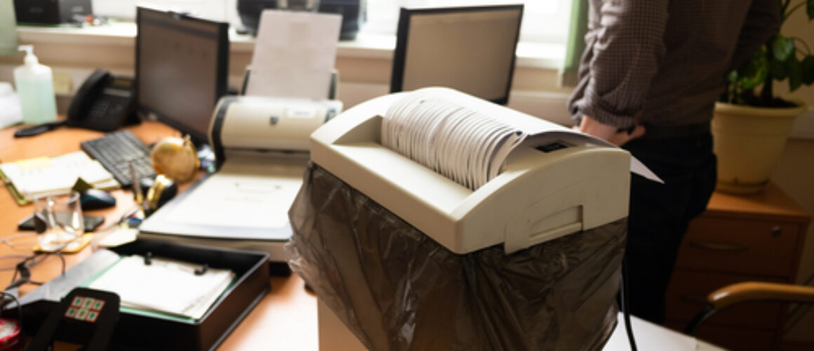 Things to consider when choosing an office shredding machine