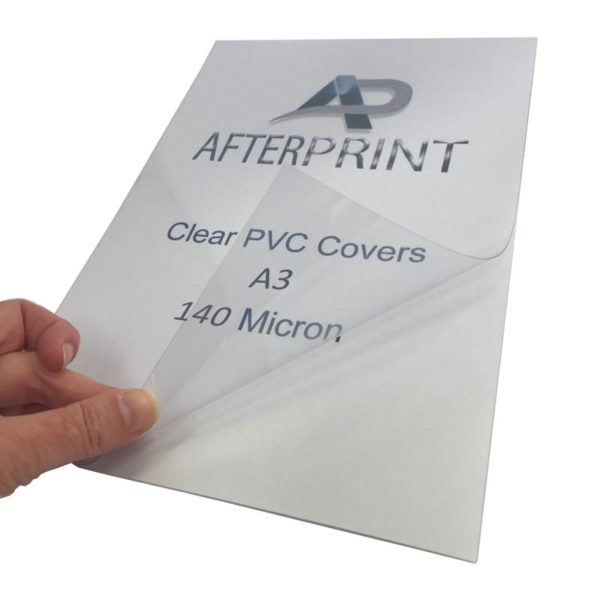 140 Micron Clear PVC A3