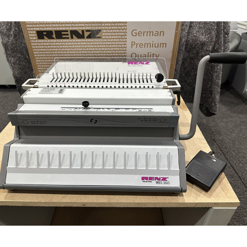 Used Renz DTP340M with 2:1 Wire Tool & WBS360 Wire Closer