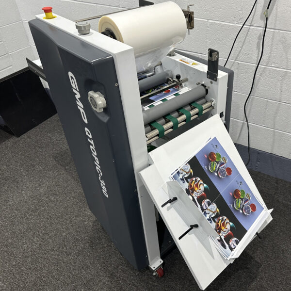 Used GMP Q-Topic 380 Pneumatic Laminator