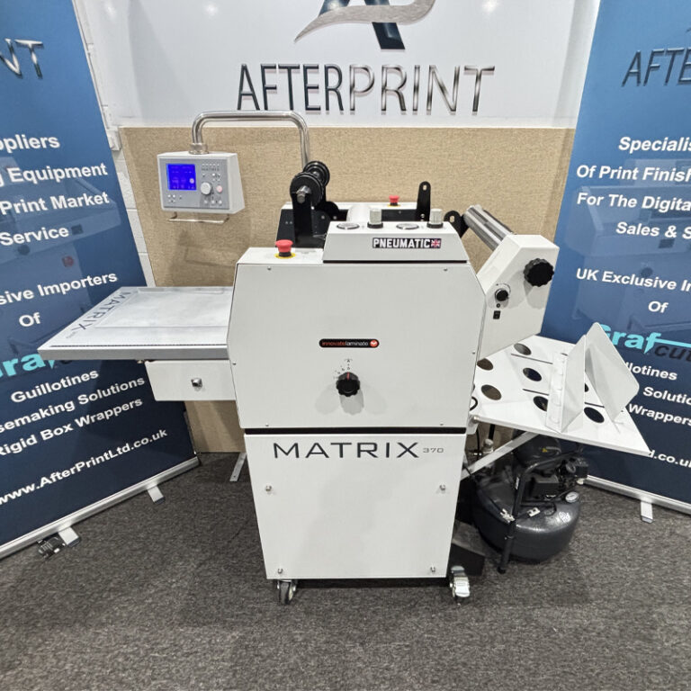 Used Matrix MX-370P Pneumatic Laminator